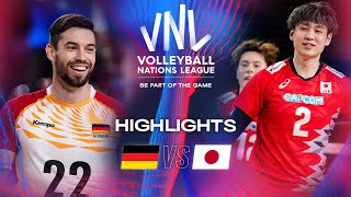 2024 VNL Full Set 5 Japan vs Germany 👀 [upl. by Jangro]