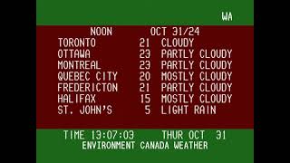 Winnipeg Weather Channel Archive  Oct 31st 2024 Part 2 [upl. by Netsrak]