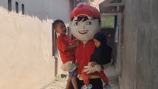 BADUT BOBOIBOY NEMU BAYI NANGIS KEJERMau Jajan Tidak Punya Uang [upl. by Jerrilee]