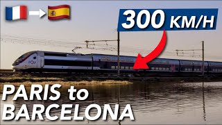 Paris to Barcelona at HIGH SPEED with TGV Inoui in First Class [upl. by Euqinue493]