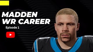 Madden WR Career  Episode 1  Stanton Summers Debut [upl. by Irrehs]