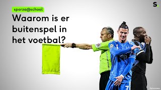 Waarom is er buitenspel in het voetbal  Sporza  school 14 [upl. by Ellenet802]