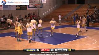 FIBA Super Cup Women 2015  Mithra Castors Braine  ZVKK US Praha [upl. by Lody863]