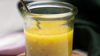 White Balsamic Vinaigrette 10Minute Recipe [upl. by Landry]