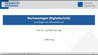 3 Einführung in die Mikroelektronik [upl. by Bowerman]