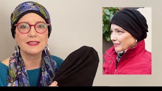 CHEMOBEAN HATS amp SCARVES FOR CHEMO HAIRLOSS [upl. by Rabka]