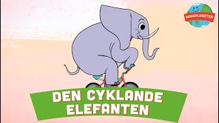 Den cyklande elefanten  Animerad Barnplaneten video [upl. by Riffle]