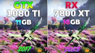 GTX 1080 Ti vs RX 7800 XT  Test in 10 Games [upl. by Naved]