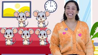 Canta 5 Ratoncitos con Arlette  Canción infantil  5 little mouse [upl. by Nine37]