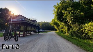 Katy trail MKT Rocheport Missouri to Boonville bike ride Part 2 [upl. by Tletski]