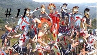 Les Galeres de  Sparte 11 sur Rome Total War [upl. by Hitchcock]