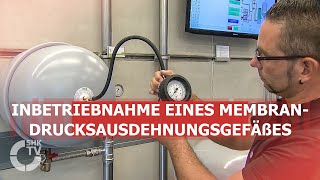 Reflex Inbetriebnahme eines MembranDruckausdehnungsgefäßes  SHKTV [upl. by Ellesij]