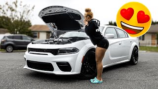 THEIR REACTION TO MY NEW WIDEBODY HELLCAT [upl. by Onitselec]