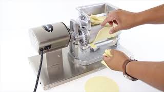 Tortilla Maker Electric Machine Roller With Motor Modern Design Prensa Tortilladora Tortillas a mano [upl. by Oenire]