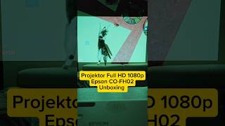 Projektor Full HD 1080pEpson COFH02  Unboxing [upl. by Lehet103]