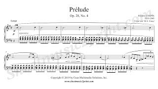 Chopin  Prelude in E minor Op 28 No 4 [upl. by Akerehs351]