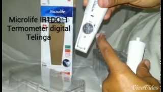 Microlife IR1DQ11 Termometer Telinga Digital [upl. by Noerb]