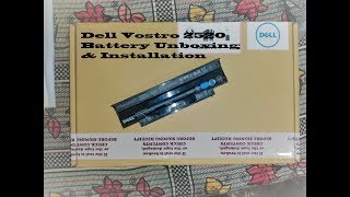 Dell Vostro 2520 Original Battery Unboxing and Installation [upl. by Ecarret]