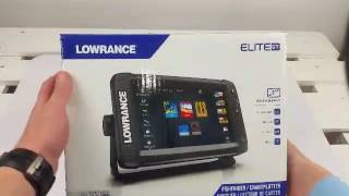 Echosonda Lowrance Elite 9 TI Totalscan [upl. by Idrahs]