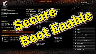 Aorus secure boot Enable [upl. by Ethel102]