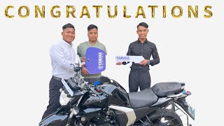 V2 YAMAHA BIKE BOUGHT BY ARJUN KHATRI SIRyamaha [upl. by Godderd]