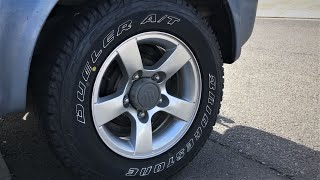 Suzuki Jimny tyre choice  Bridgestone Dueler HT vs AT [upl. by Akirehs41]