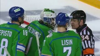 Svedberg looses his temper tackling Bereglazov [upl. by Guyer]