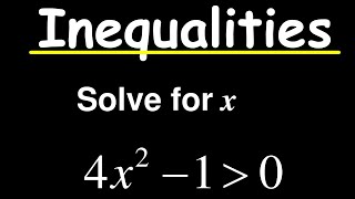 INEQUALITIESGrade 11 amp 12 IMPORTANT LESSON PART 1 [upl. by Enoval]