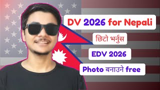 How To Apply Dv Lottery 2026  DV Lottery 2026 Application Form Online  DV 2026 from Nepal [upl. by Alejandro]