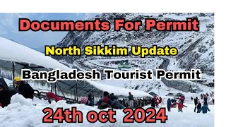 North Sikkim Update Gangtok Weather Today Documents for Permit North Sikkim Open [upl. by Ana]