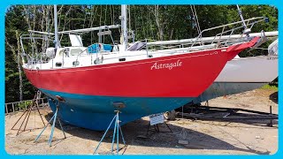 UNBELIEVABLY CHEAP STEEL Ketch W An Interior Thatll SHOCK YOU Full Tour Learning the Lines [upl. by Otnas]