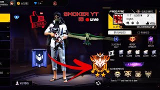 Smoker Yt Is Live Rank Push Gold To Grandmaster garenafreefire garenaytlive tondegamer smokeryt [upl. by Harhay]