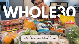 Junk Food Addict Tackling Whole30 Challenge for Stomach Issues  Grocery Haul amp Meal Prep 🍳🛒 [upl. by Akimaj539]