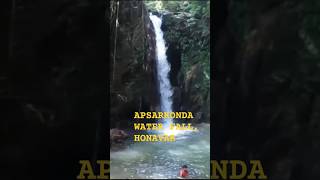 Apsarkonda falls Honavar Uttar Karanatakashortvideonature waterfall [upl. by Yelkao423]