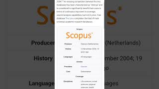 About SCOPUS [upl. by Llerraj]