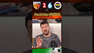 Kayserispor 26 Fenerbahçe maç yorumları Batuhan Karadeniz Fenerbahçe süperlig batuhankaradeniz [upl. by Maples]