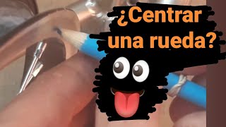 🚴 como CENTRAR una RUEDA de bicicleta CENTRADOR 🚴  CENTRAR rueda DELANTERA freno DISCO 🚴 [upl. by Sirhc]