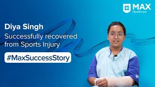 Successful recovery from Sports Injury  Patient success story  Max Hospital Dwarka [upl. by Gylys]