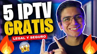 5 IPTVs GRATIS y LEGALES  TV en VIVO en STREAMING [upl. by Anohs]