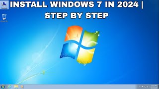 INSTALL WINDOWS 7 ULTIMATE IN 2024  STEP BY STEP [upl. by Asilad]