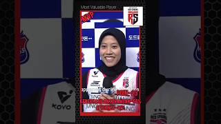 Megawati Raih MVP wow di laga Hi Pass VS Red Sparks shorts ligavolikorea redsparks mvp [upl. by Kirkpatrick]