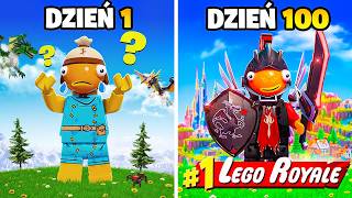 Spędziłem 100 Dni w LEGO Fortnite [upl. by Warram]