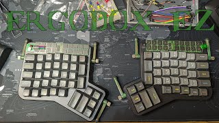 ErgoDox Ez custom retro style build with oblivion v2 ASCII keycaps [upl. by Nnylsaj]