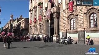 Catania via alla festa di santAgata con luscitadella carrozza del senato [upl. by Annaeel]