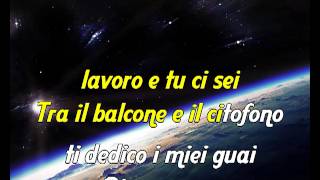 Tiziano Ferro  Sere nere Karaoke [upl. by Arrad]