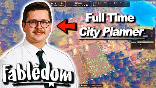 Making My City Planner Friend Play Fabledom Part 1 fabledom [upl. by Reina]