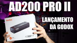 Godox Ad200 Pro II  Vale a pena Unboxing Review e Comparativo [upl. by Courtund556]