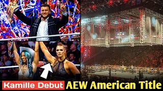 OMG Kamille Debut on AEW🤯 MJF Unveil New American Championship  AEW Blood and Guts 2024 Highlight [upl. by Jordana]