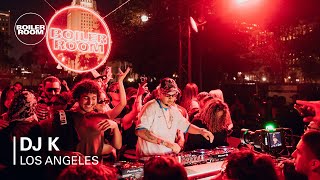 DJ K  Boiler Room LA Favela Worldwide [upl. by Adnamal]