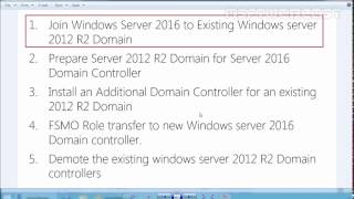 2 Join Windows Server 2016 to Existing Windows server 2012 R2 Domain [upl. by Atonsah]